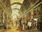 Hubert Robert Die Grand Galerie des Louvre Spain oil painting artist